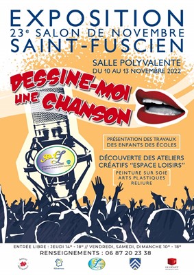 Salon de Novembre de Saint-Fuscien du 10 au 13 novembre 2022