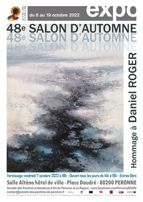 Salon d'automne de Péronne du 8 au 19 octobre 2022